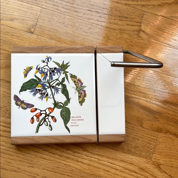 Portmeirion Botanical Cheese Board with Knife - Picture 2 of 5